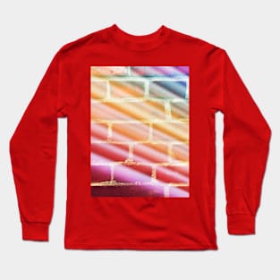 Wall in rainbow colors Long Sleeve T-Shirt
